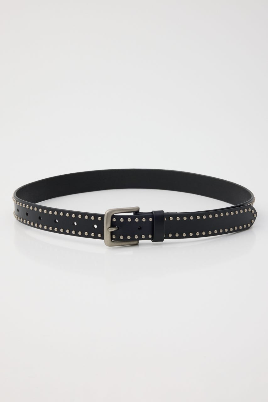 SMALL STUDS LEATHER ベルト BLK FREE