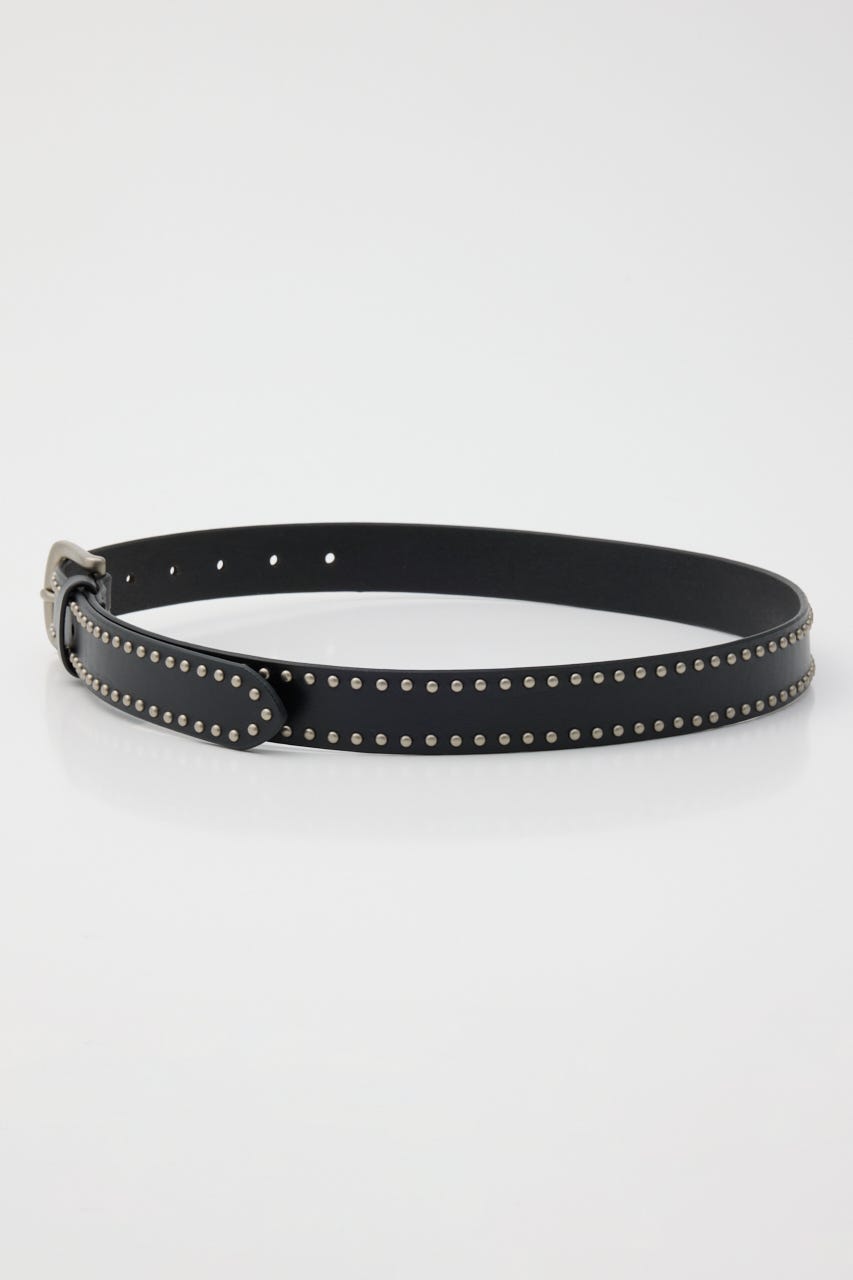 SMALL STUDS LEATHER ベルト BLK FREE