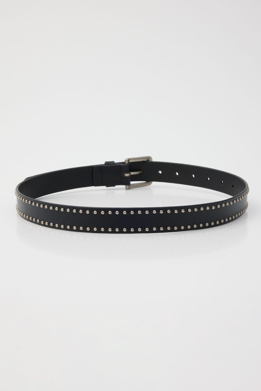 SMALL STUDS LEATHER ベルト BLK FREE