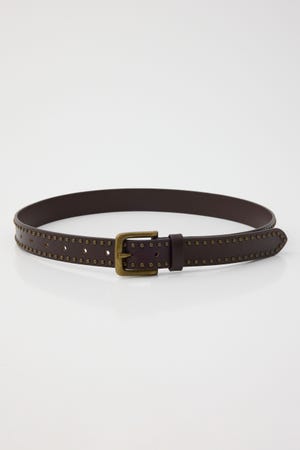 SMALL STUDS LEATHER ベルト