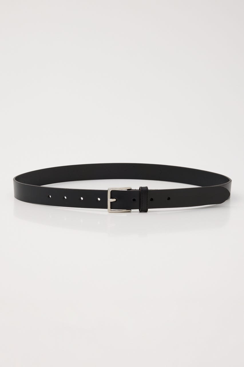LEATHER NARROW ベルト BLK FREE