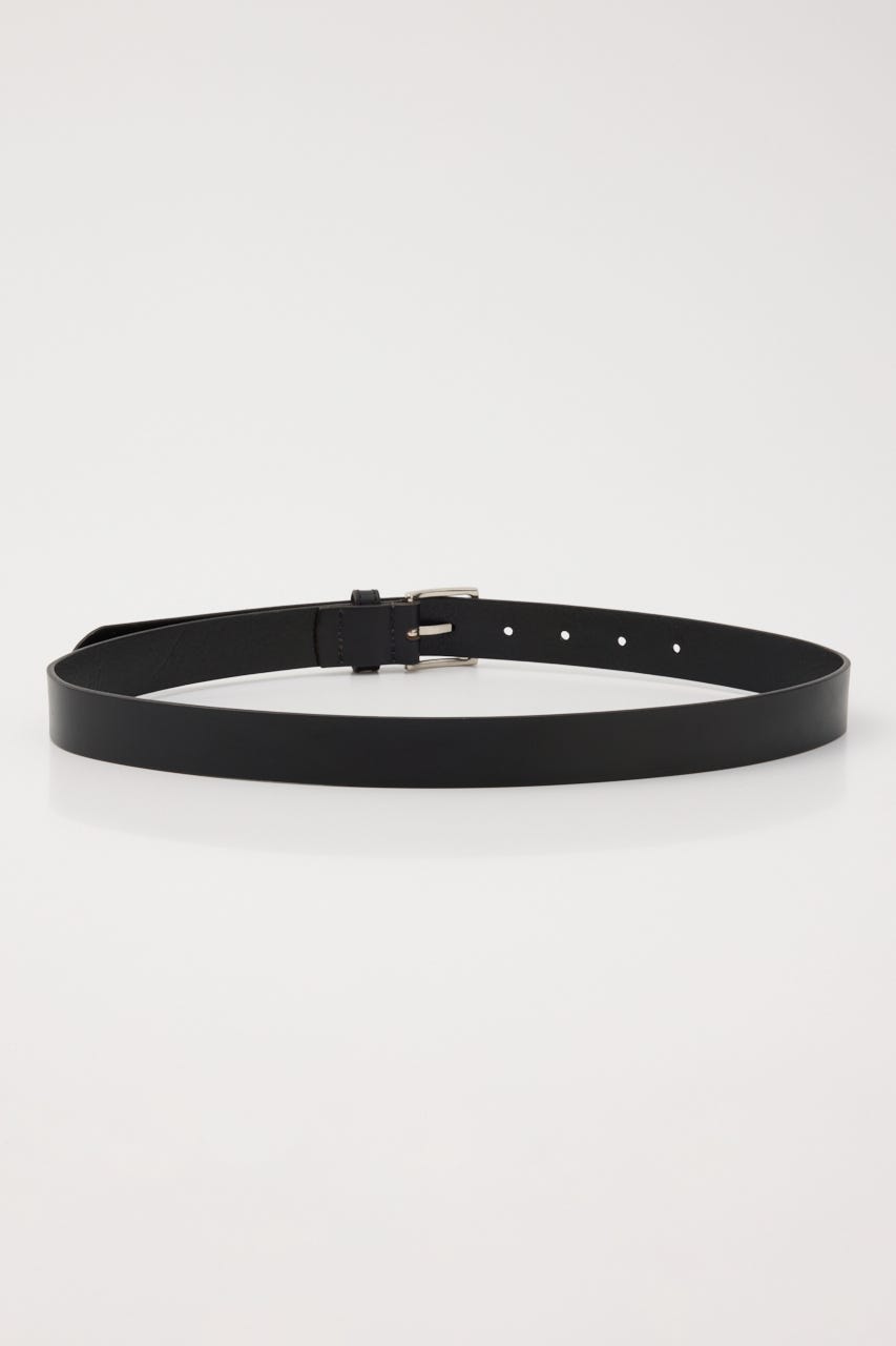 LEATHER NARROW ベルト BLK FREE