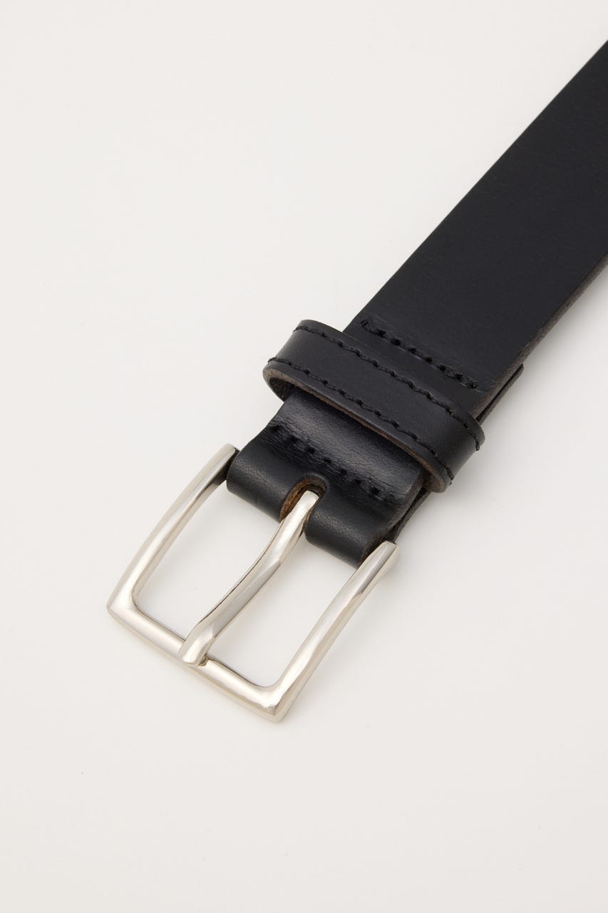 LEATHER NARROW ベルト BLK FREE