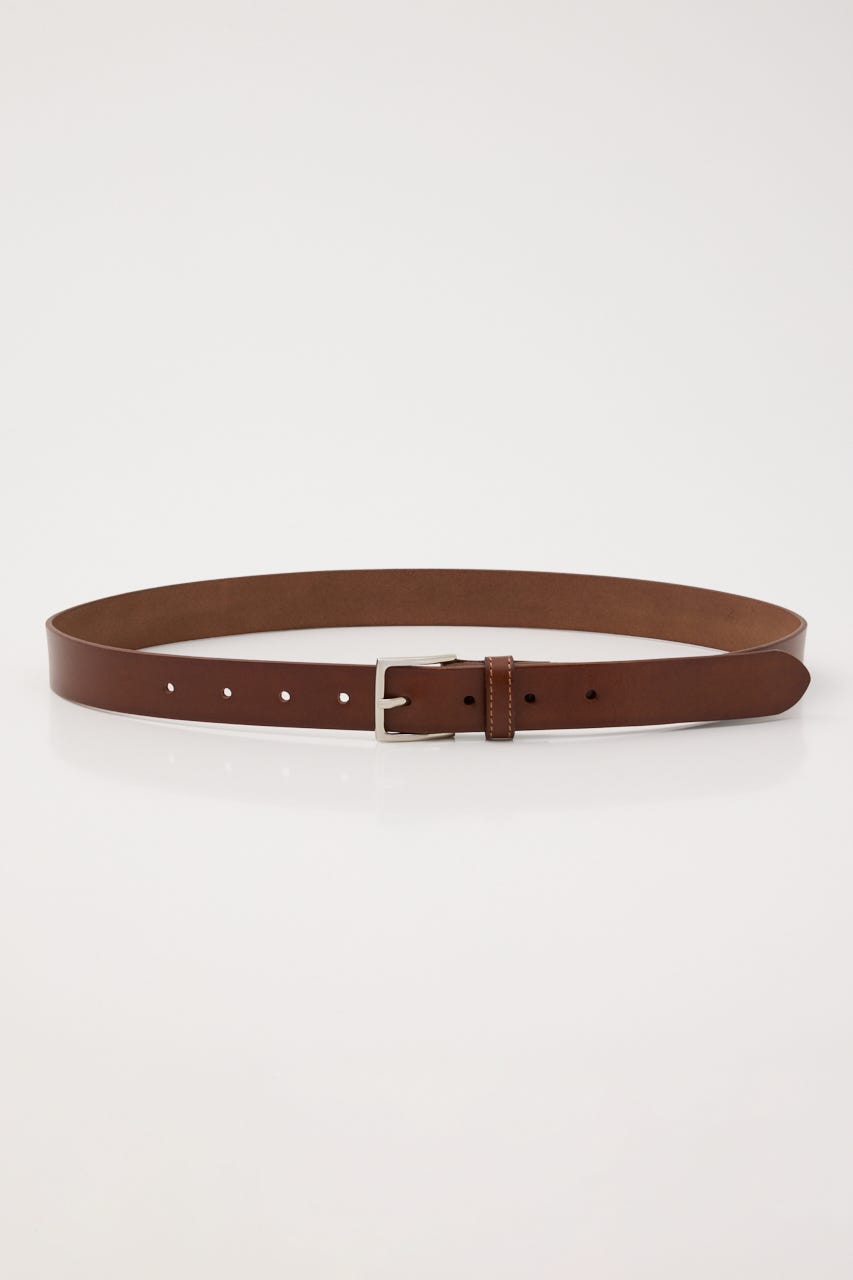 LEATHER NARROW ベルト BRN FREE