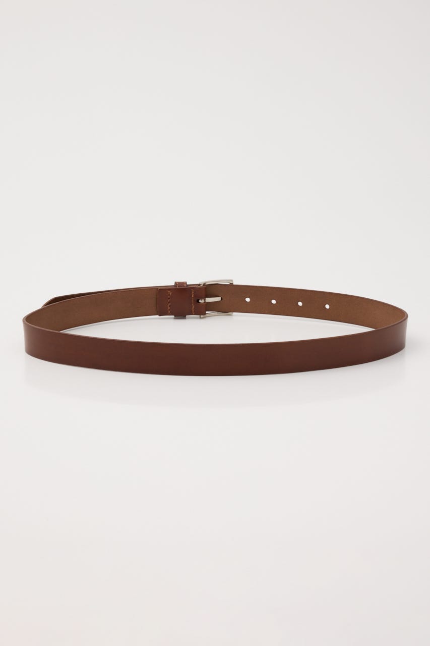 LEATHER NARROW ベルト BRN FREE