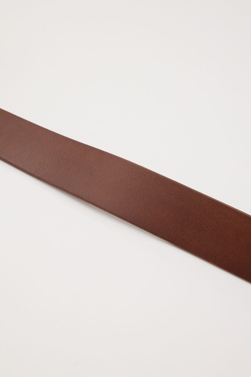 LEATHER NARROW ベルト BRN FREE