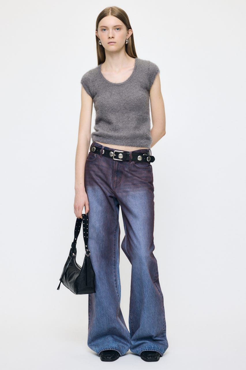 STUDS LEATHER ベルト BLK FREE