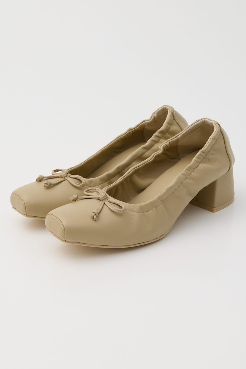 SOFT GATHER BALLET シューズ BEG L