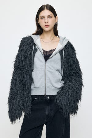 SHAGGY FEATHER カーディガン