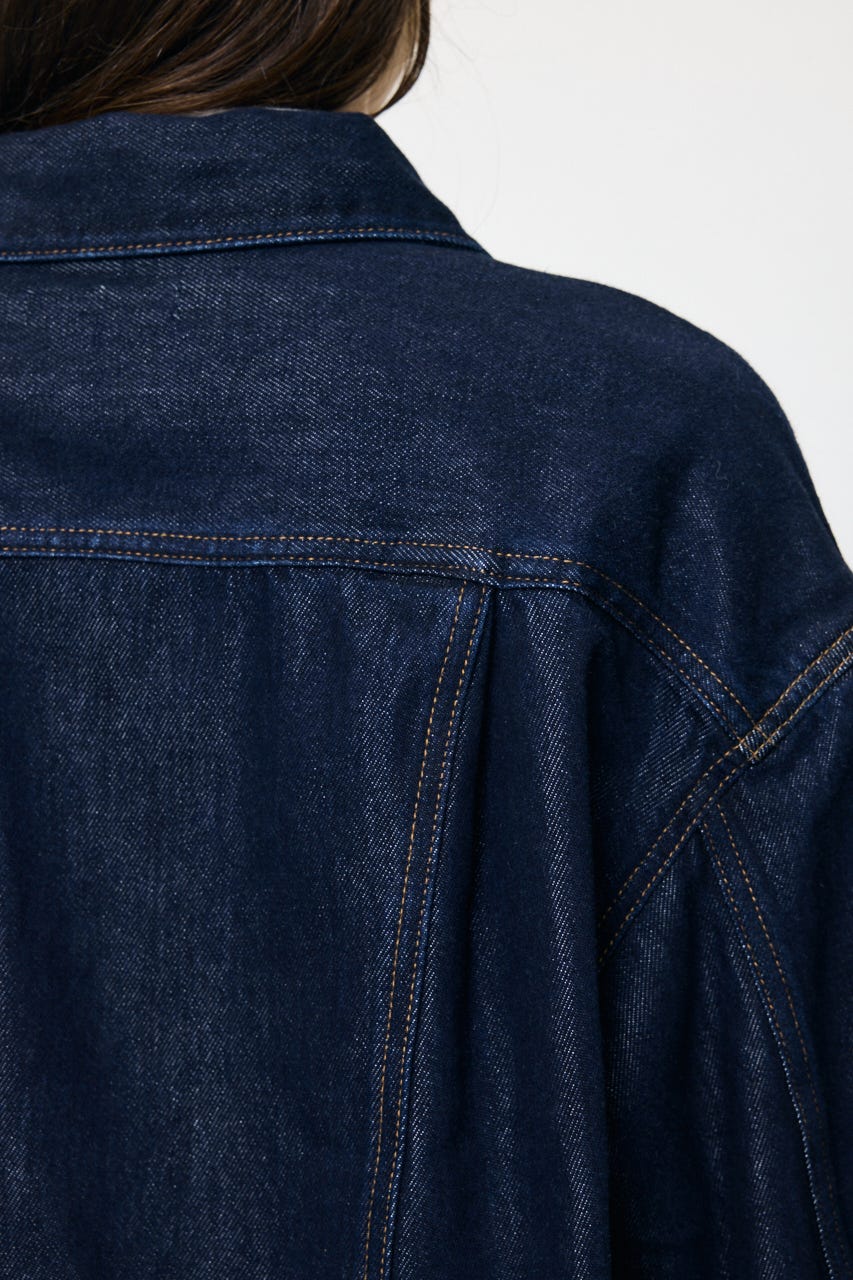 GATHER HEM DENIM ジャケット One Wash FREE