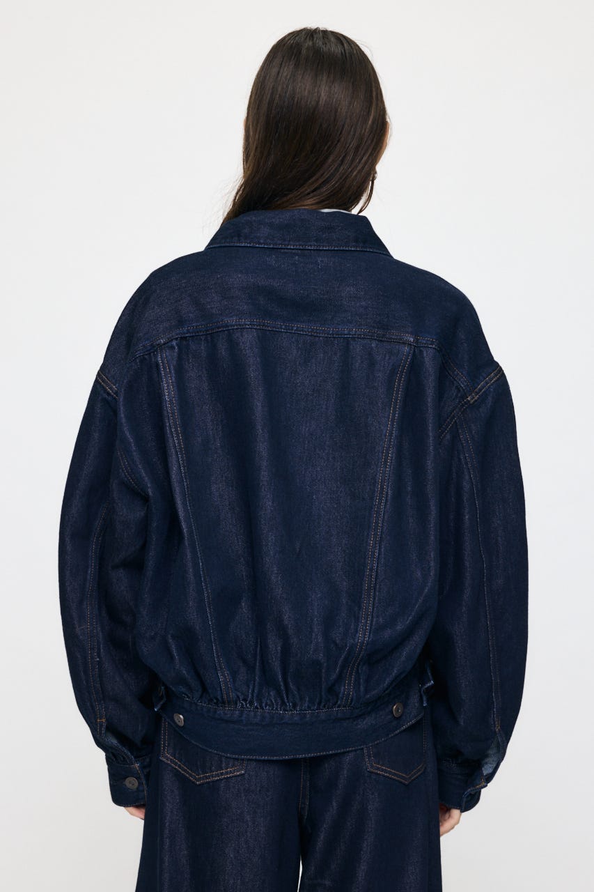 GATHER HEM DENIM ジャケット One Wash FREE