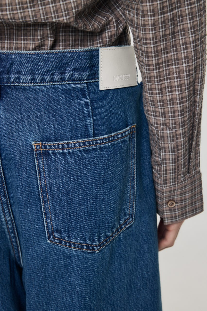 LOOSE WAIST DENIM ストレート BLU 2