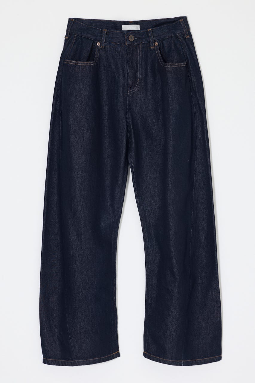 LOOSE WAIST DENIM ストレート One Wash 0