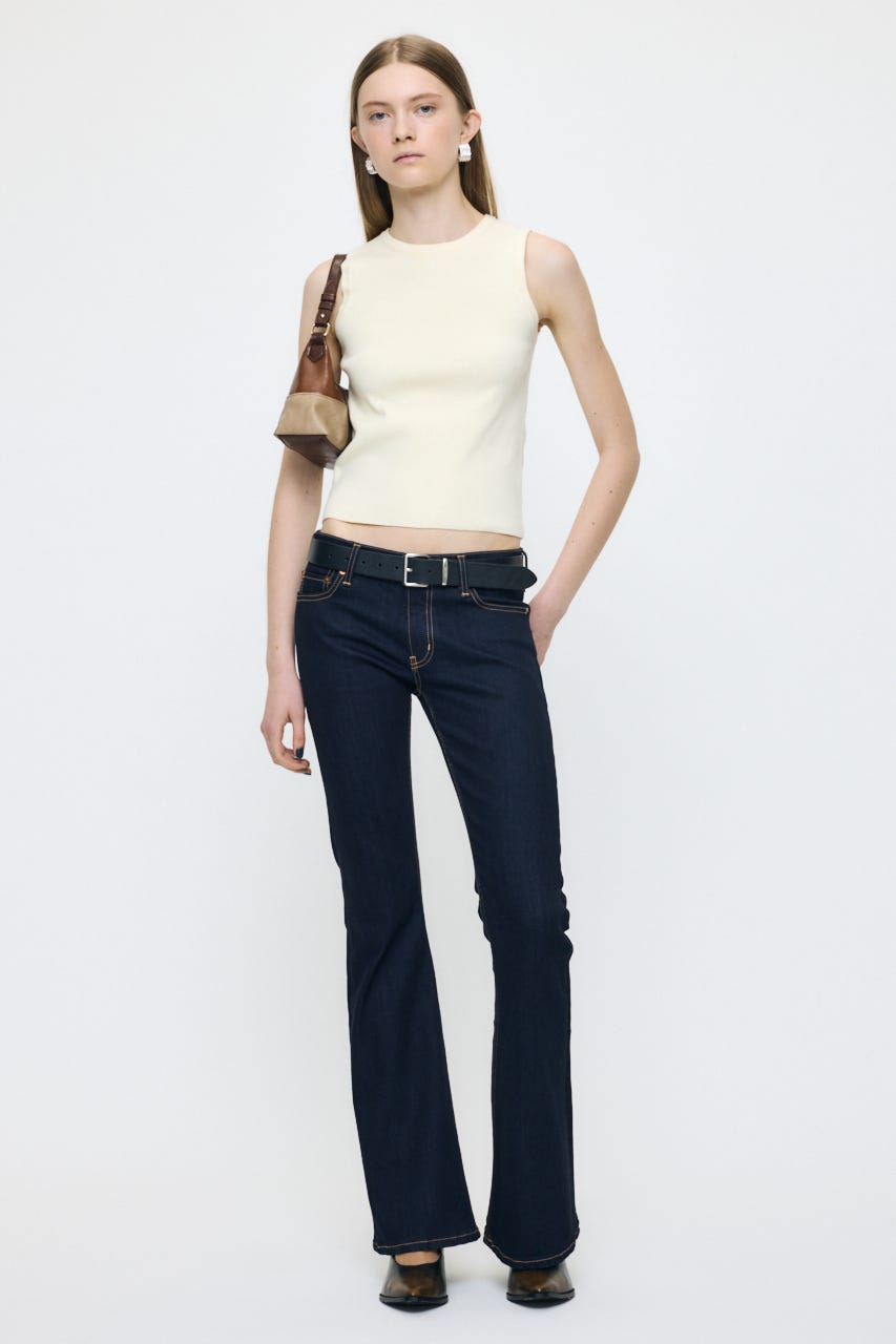 COMFORTABLE KNIT タンク WHT FREE