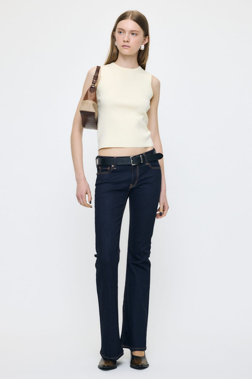 COMFORTABLE KNIT タンク WHT FREE