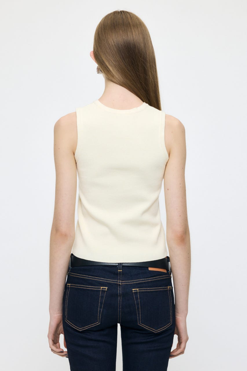 COMFORTABLE KNIT タンク WHT FREE