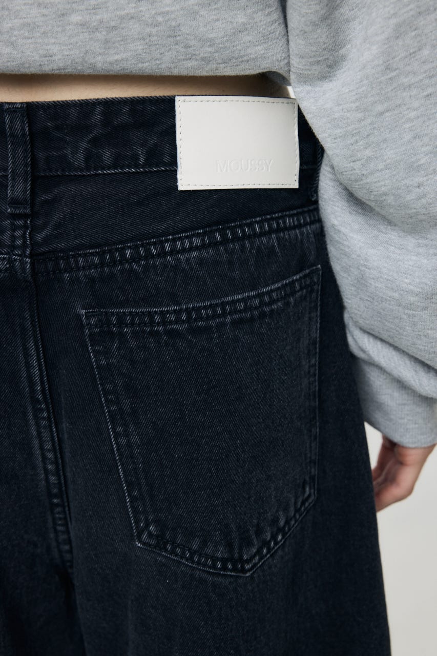 ZIPPER COCOON ストレート BLK 0