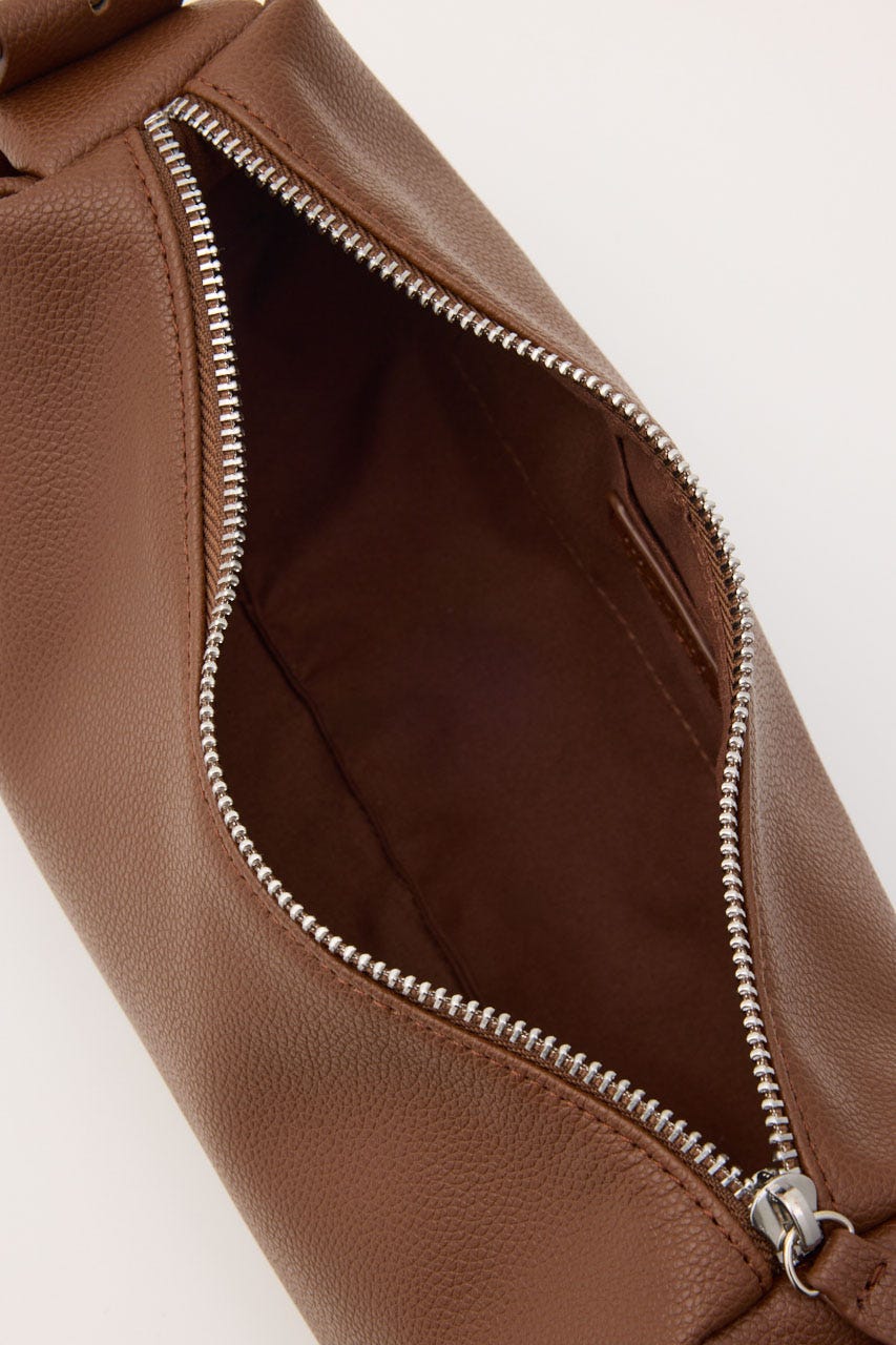 BELTED ONE SHOULDER バッグ BRN FREE