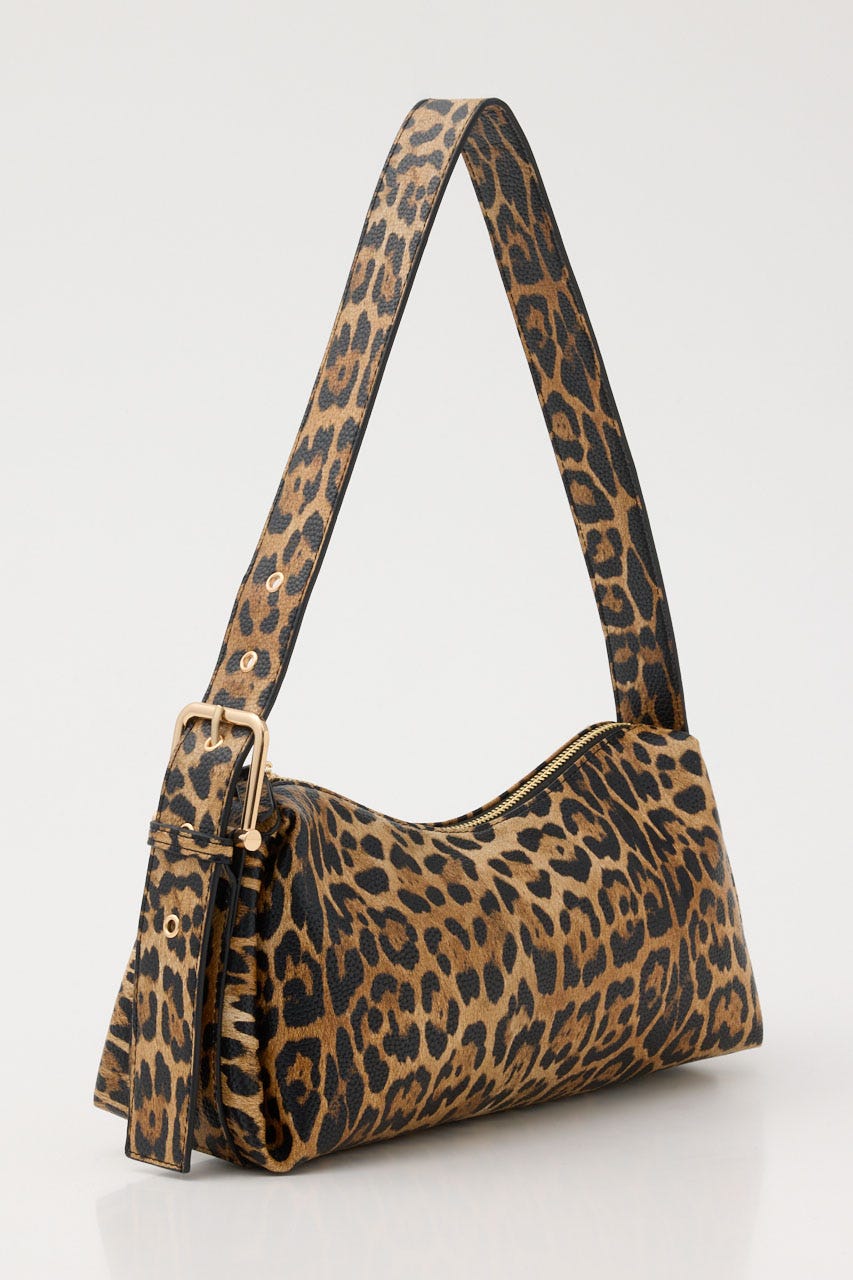 BELTED ONE SHOULDER バッグ 柄BRN FREE