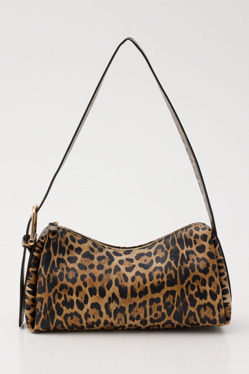 BELTED ONE SHOULDER バッグ 柄BRN FREE