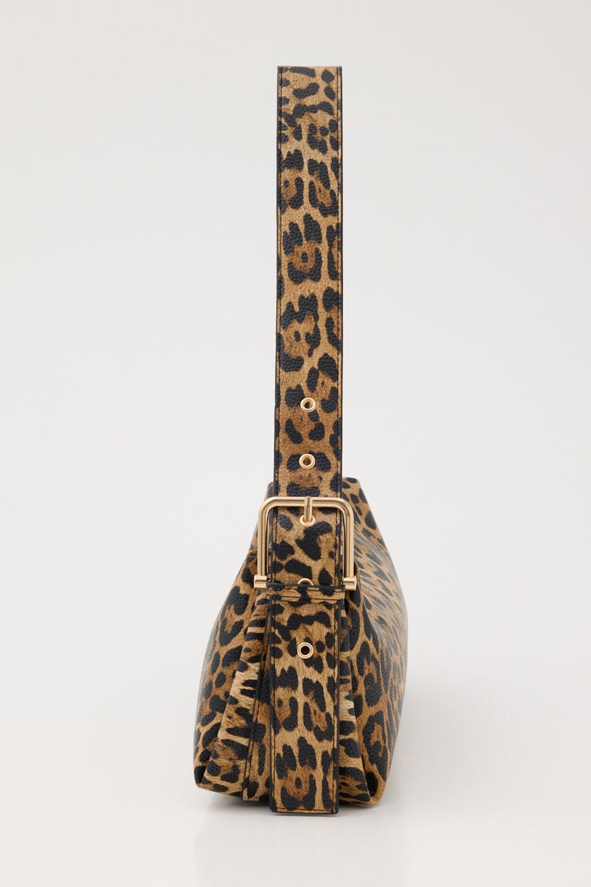 BELTED ONE SHOULDER バッグ 柄BRN FREE