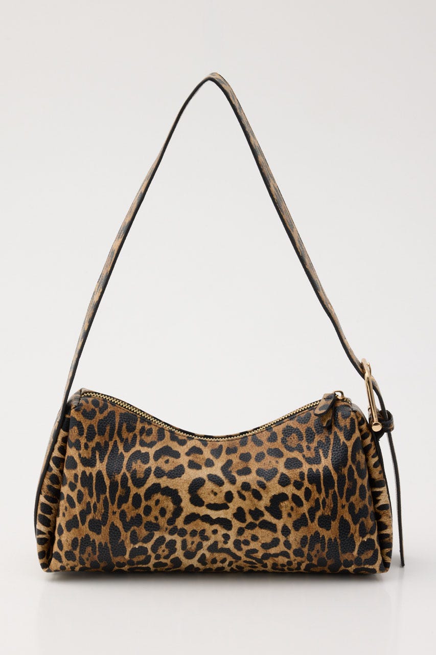 BELTED ONE SHOULDER バッグ 柄BRN FREE