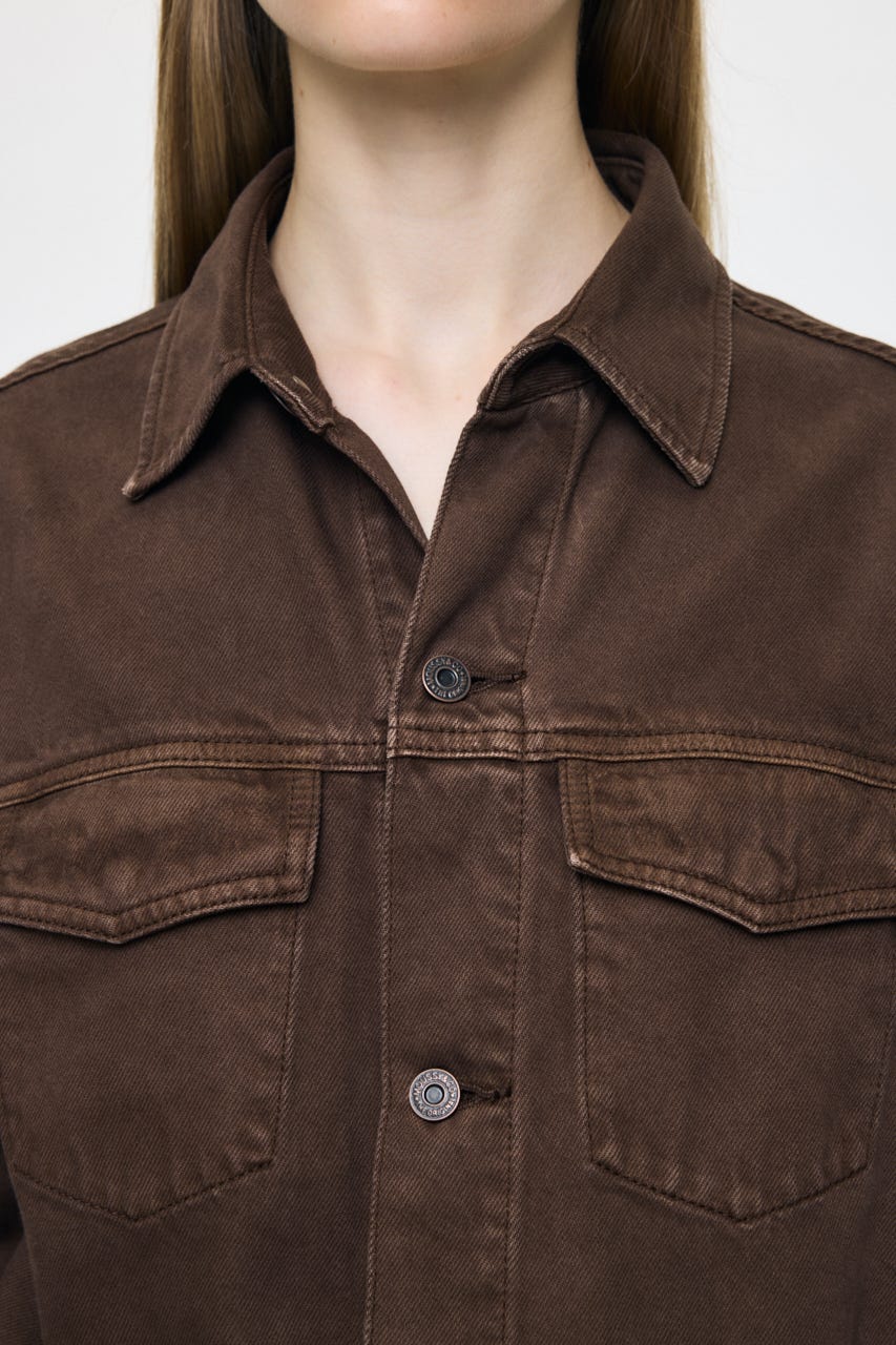 TUCKED DENIM ジャンプスーツ BRN 1