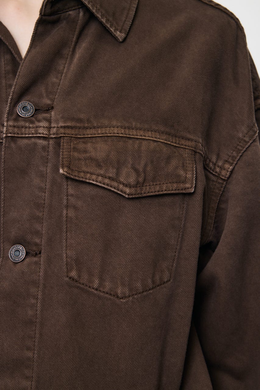 TUCKED DENIM ジャンプスーツ BRN 1