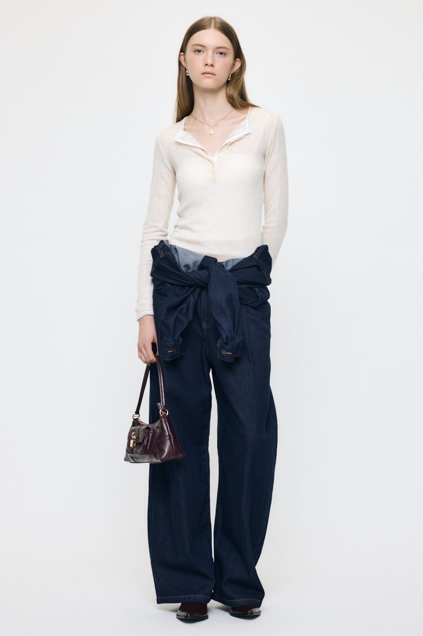 TUCKED DENIM ジャンプスーツ One Wash 2