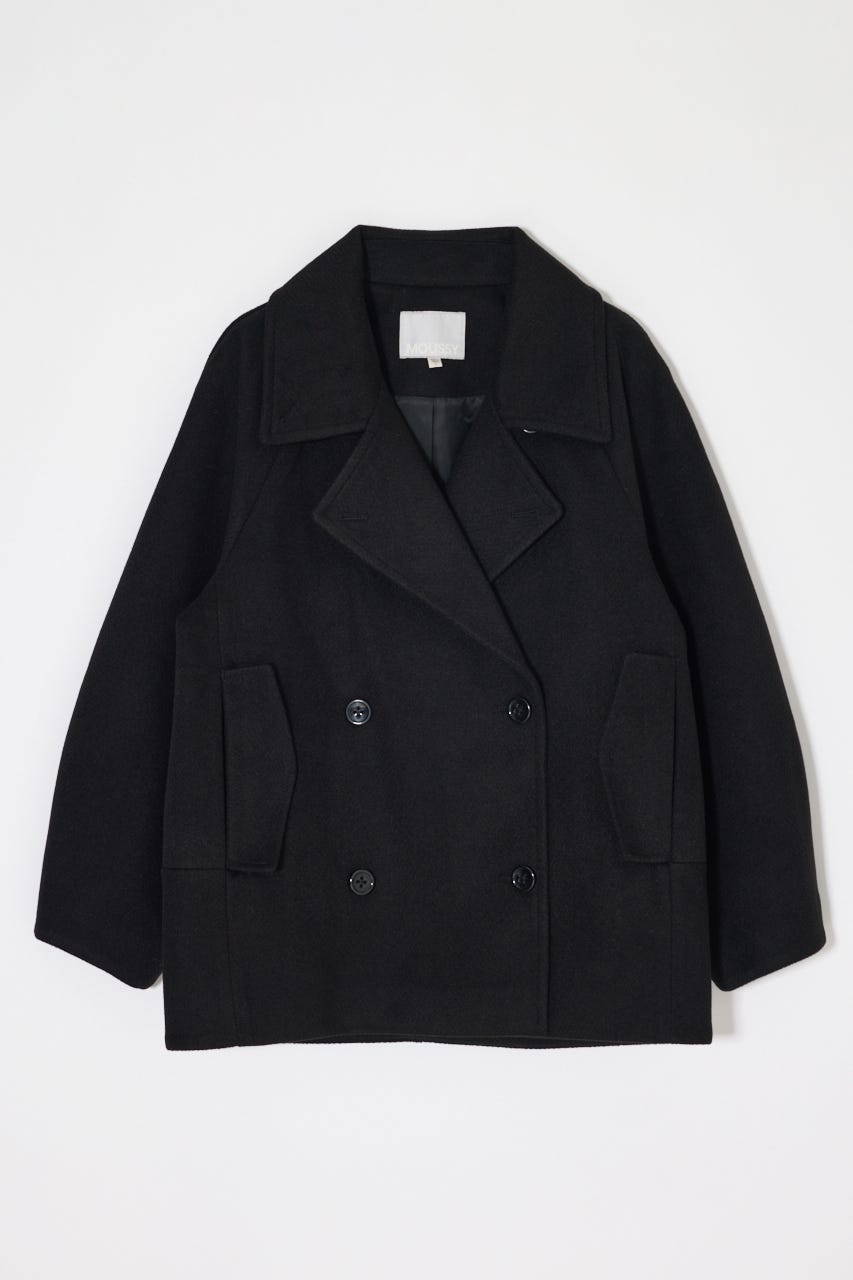 BACK TUCK MIDI コート BLK 1