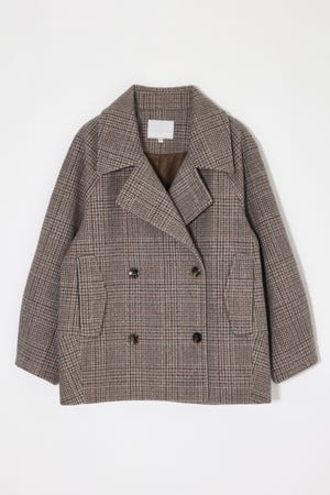 BACK TUCK MIDI コート