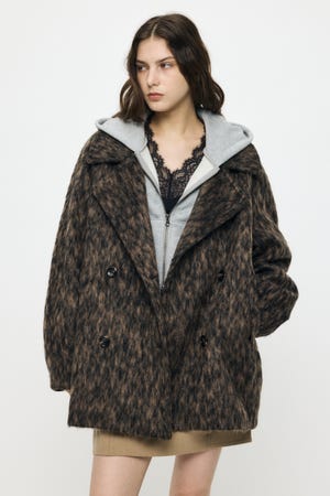BACK TUCK MIDI コート