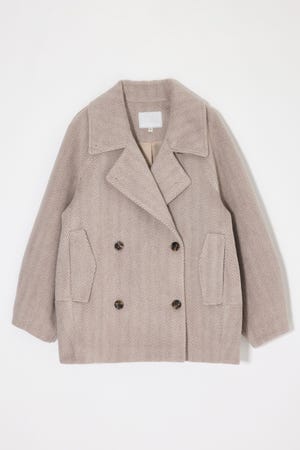 BACK TUCK MIDI コート