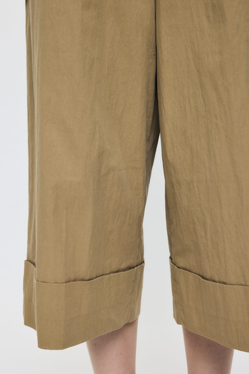 WASHED CHINO CROPPED パンツ BEG 2