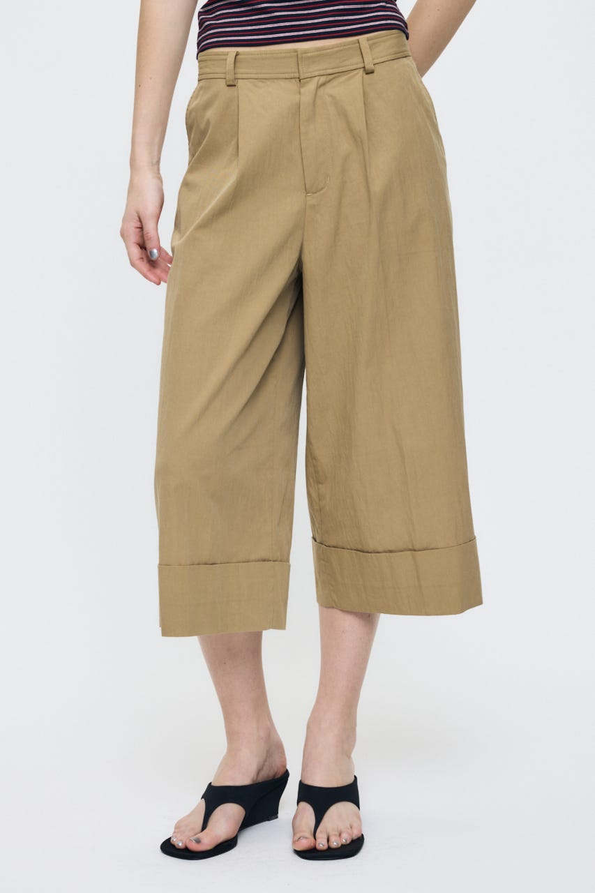 WASHED CHINO CROPPED パンツ BEG 2