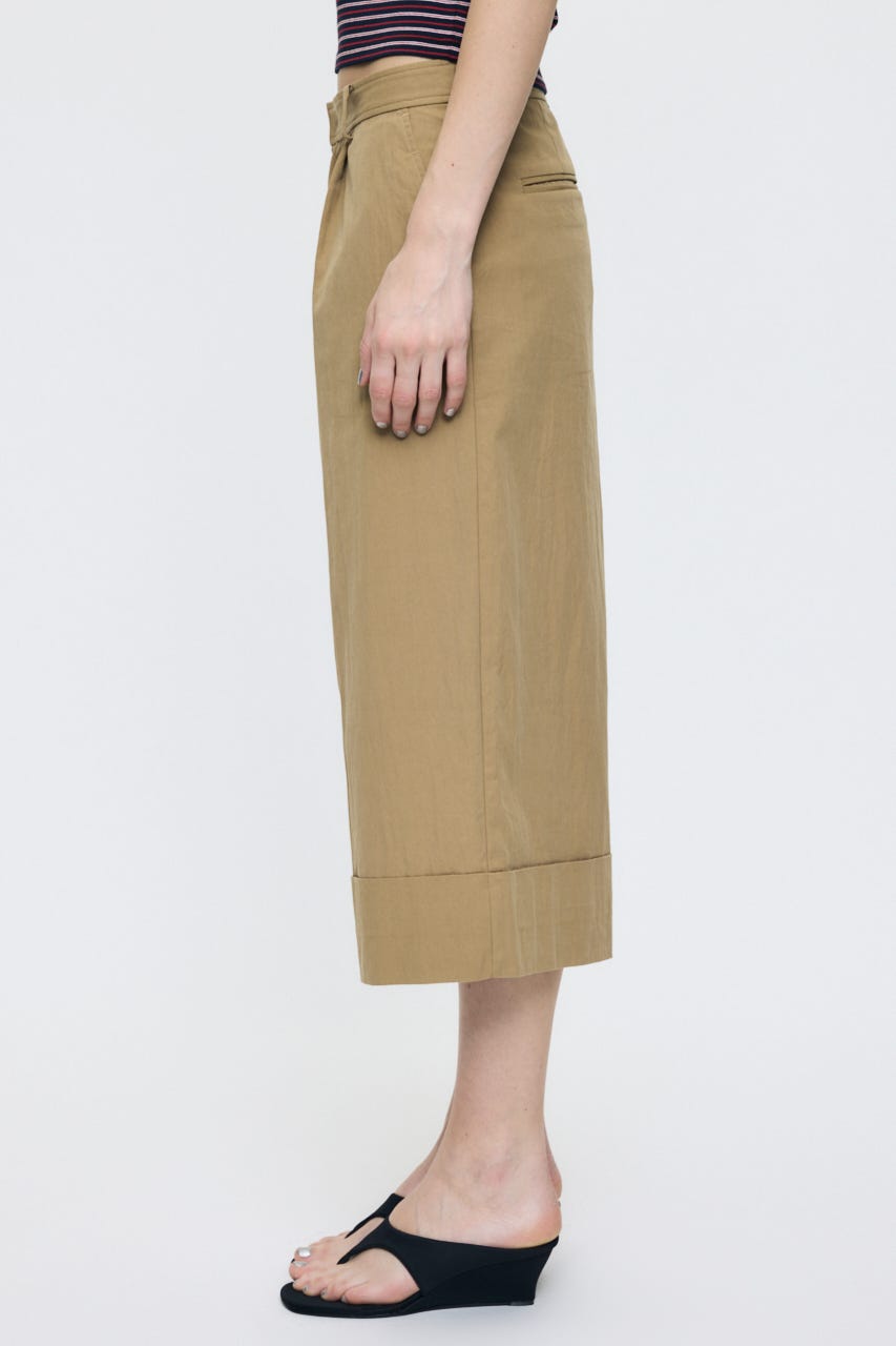 WASHED CHINO CROPPED パンツ BEG 2