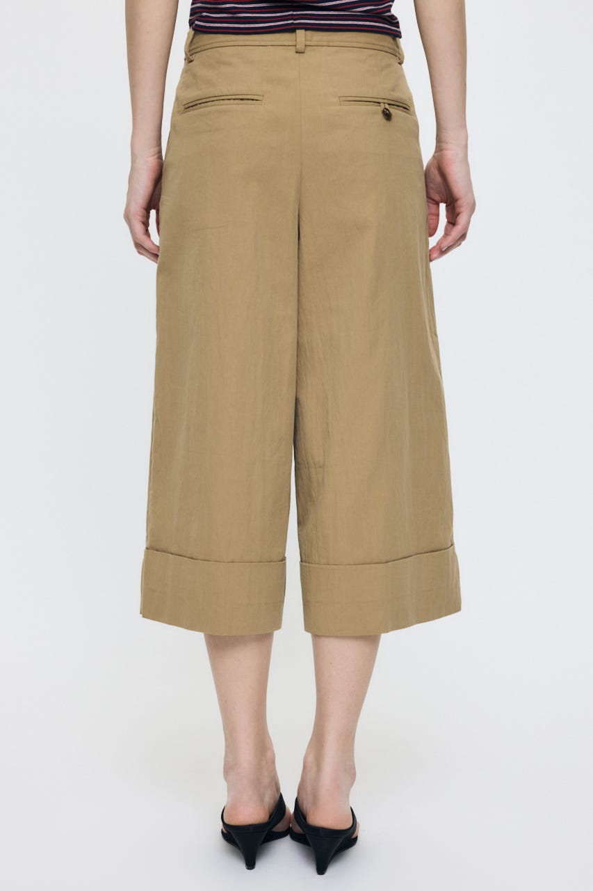 WASHED CHINO CROPPED パンツ BEG 2