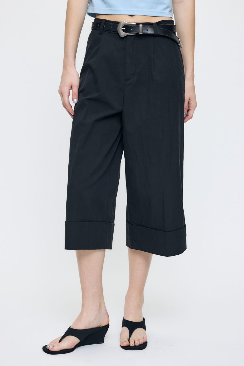 WASHED CHINO CROPPED パンツ BLK 2