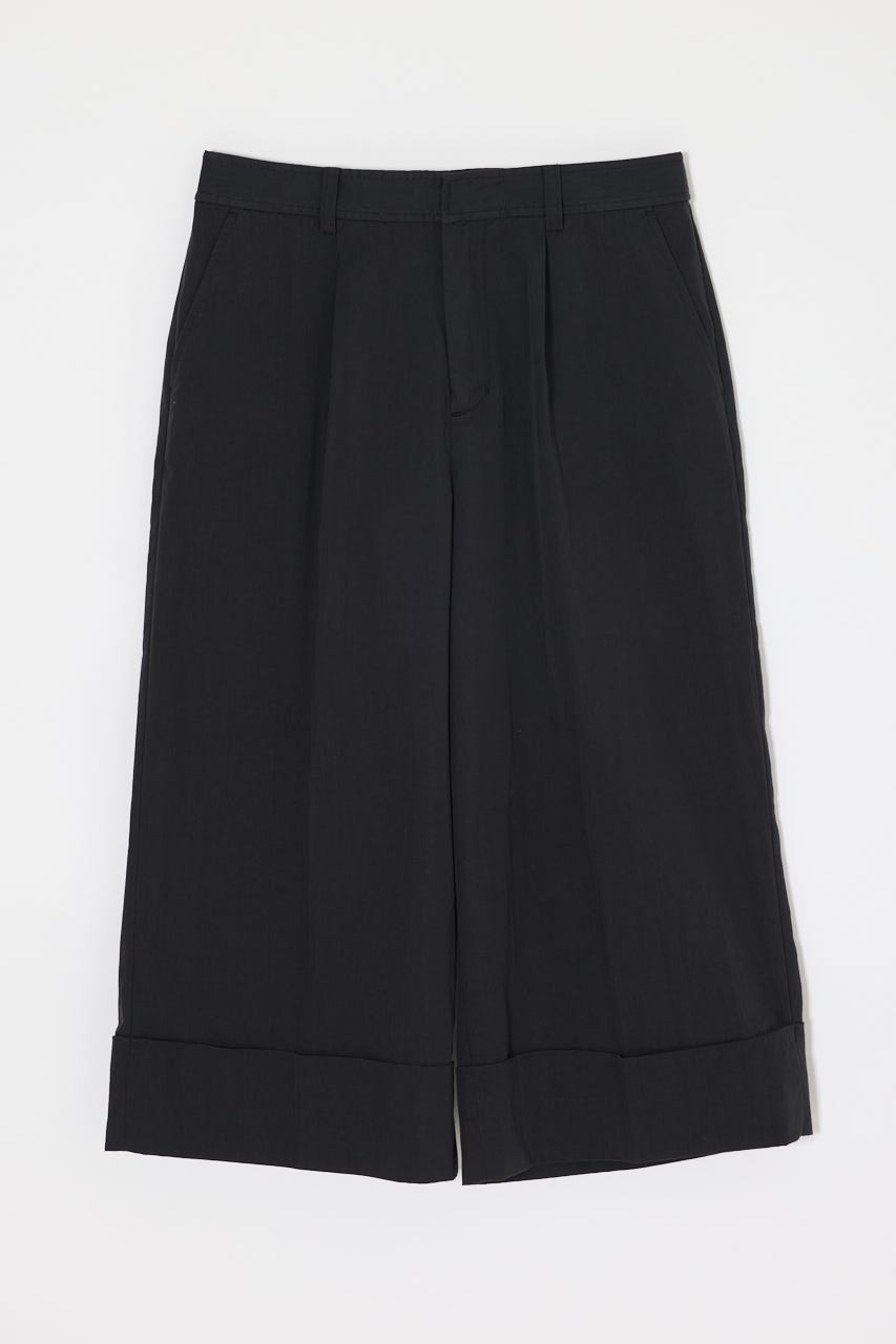 WASHED CHINO CROPPED パンツ BLK 2