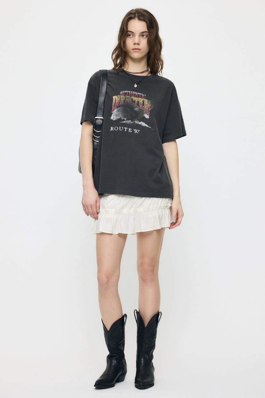 SHIRRING MINI スカート IVOY FREE