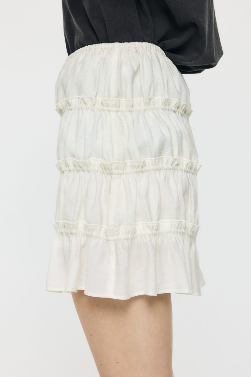 SHIRRING MINI スカート IVOY FREE