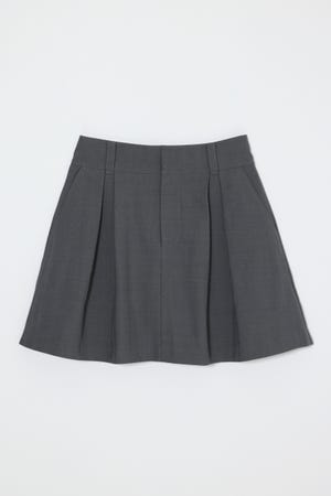 FLARE TUCKED MINI スカート