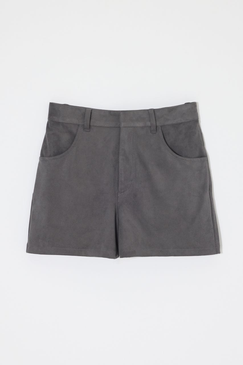 F/SUEDE MIDRISE ショーツ C.GRY 1