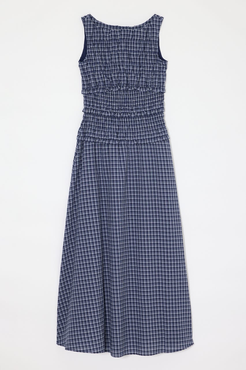 MOUSSY | SLEEVELESS PLAID CHECK ドレス (ワンピース(ロング