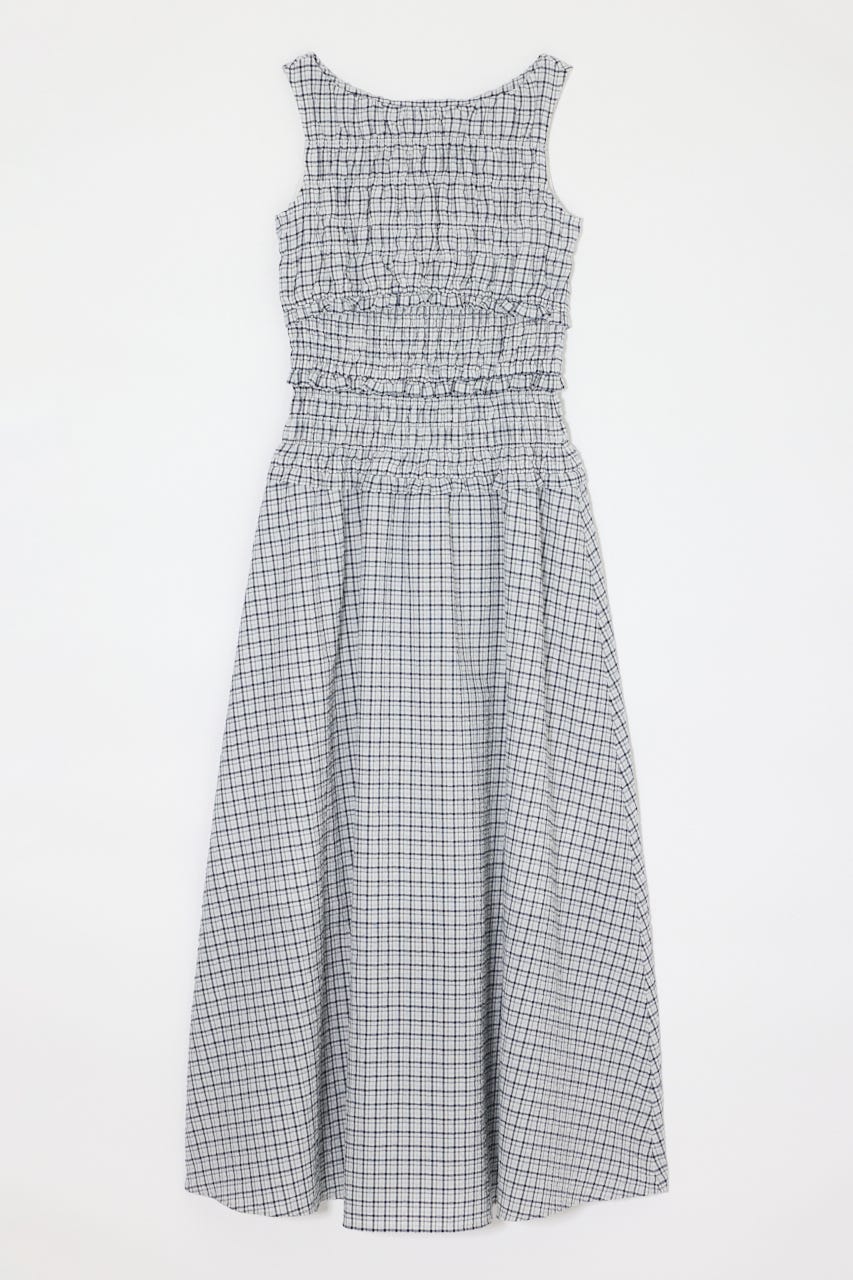 MOUSSY | SLEEVELESS PLAID CHECK ドレス (ワンピース(ロング