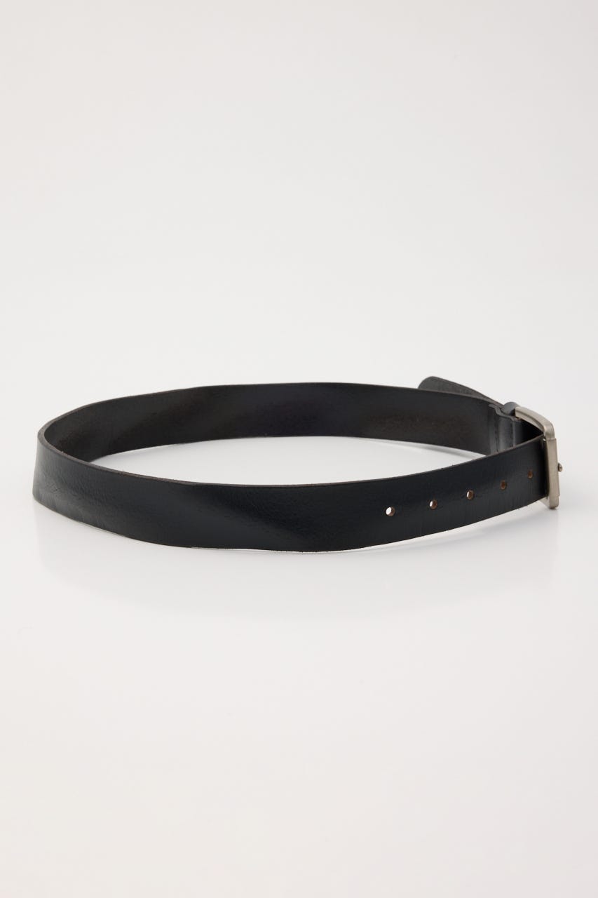 BASIC RING BUCKLE ベルト BLK FREE