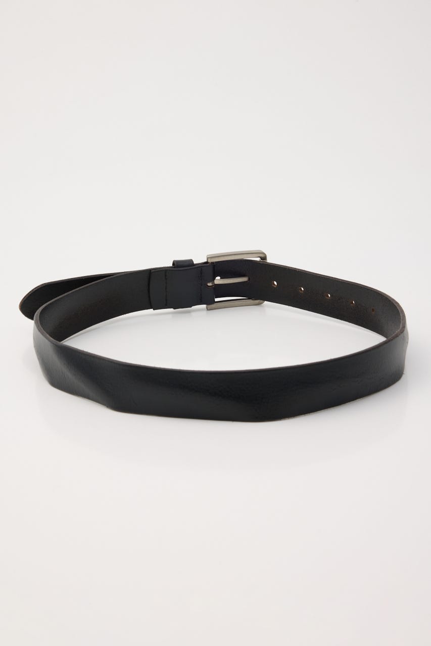 BASIC RING BUCKLE ベルト BLK FREE