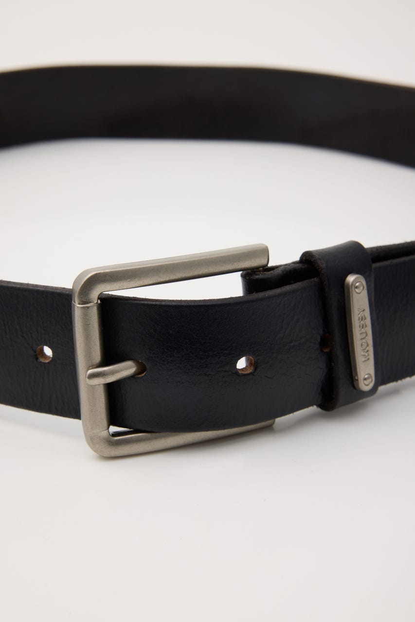 BASIC RING BUCKLE ベルト BLK FREE