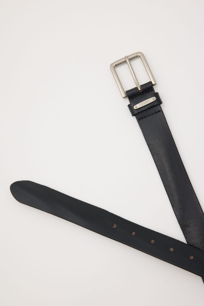 【AW予約アイテム】BASIC RING BUCKLE ベルト BLK FREE