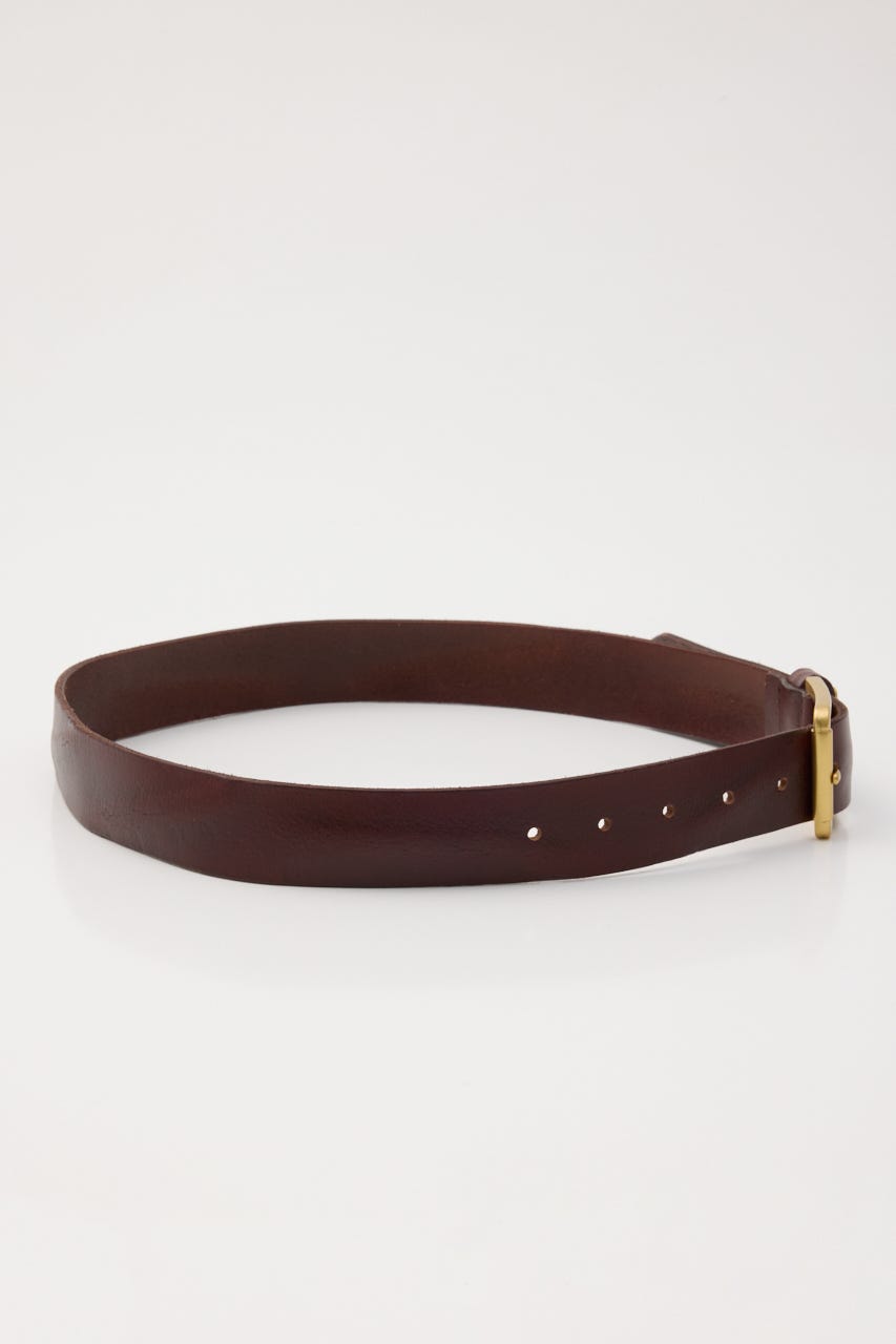 BASIC RING BUCKLE ベルト BRN FREE